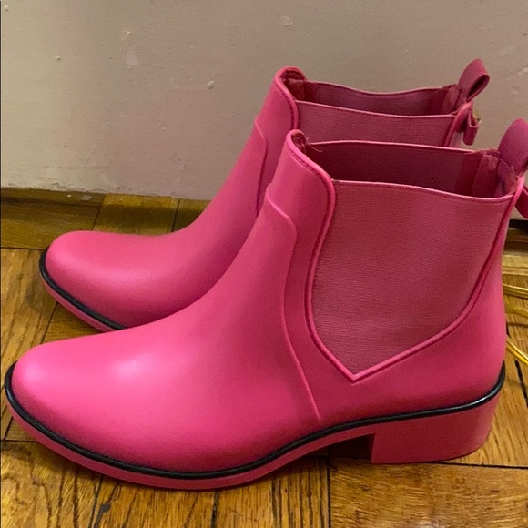 kate spade pink rain boots